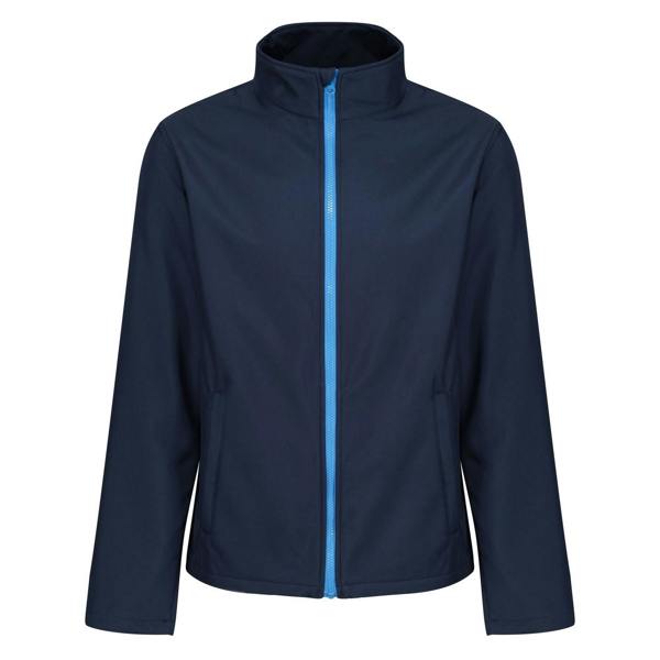 Regatta Mens Ablaze Printable Soft Shell Jacket - Navy/French Blue - 