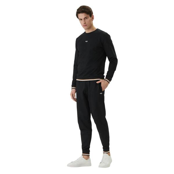 Boss Mens Iconic Slim Jogging Bottoms - Black - 