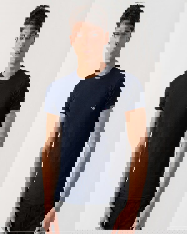 Emporio Armani Emporio Armani Mens Eagle Logo Slim Fit Loungewear T-Shirt