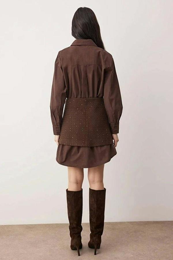 WOVCOR Mini Woven Dress