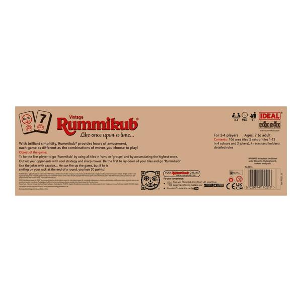 IDEAL Rummikub Game Vintage Edition