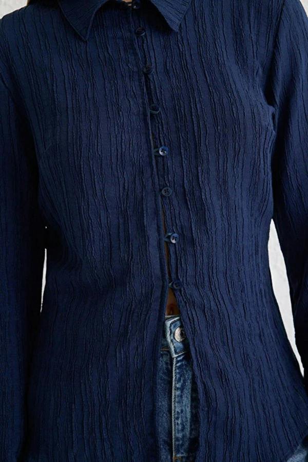 WOVCOR Textured Woven Shirt