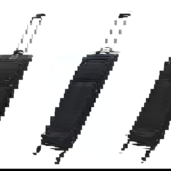 TruClothing Soft Case Zipped Compartments Suitcase