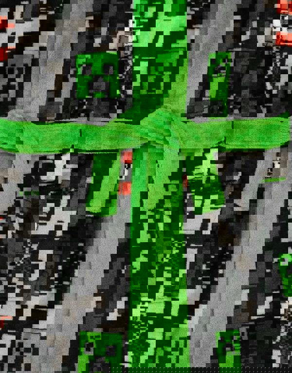 Minecraft Boys Multicoloured TNT Bathrobe