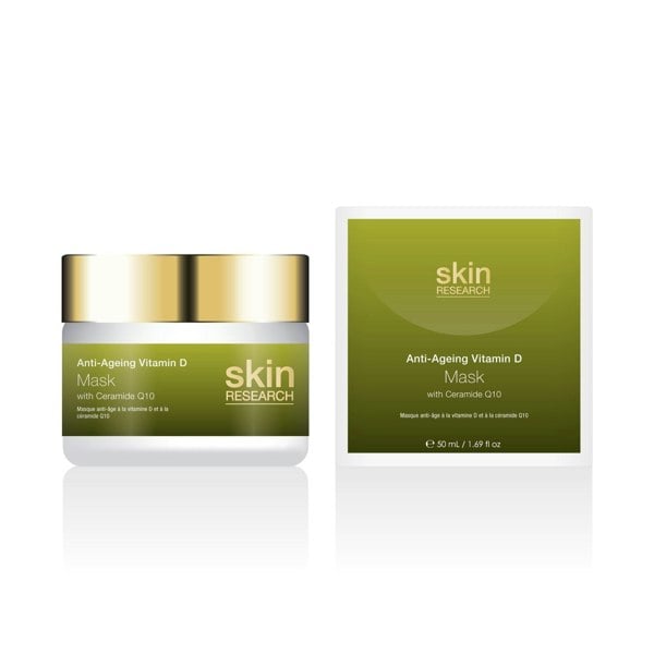 PO2SR066 Skin Research Anti-Ageing Vitamin D & Ceramide Q10 Mask 50ml Twin Value Savings Pack