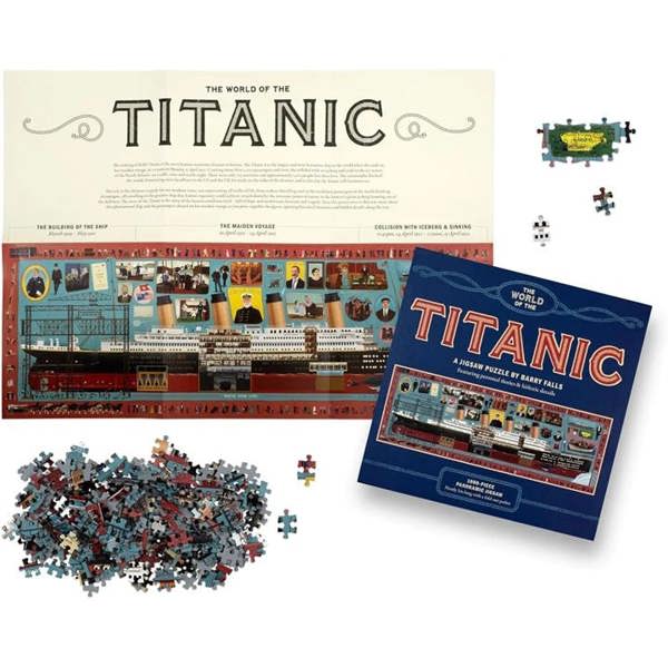 The World of The Titanic Jigsaw, Jigsaws & Puzzles, Transport, Gift