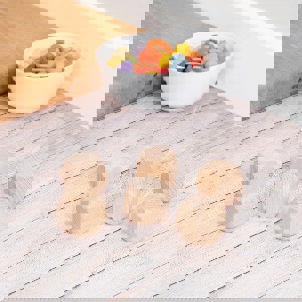 tickit Natural Wooden Cubes