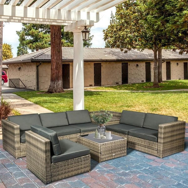 Rattan Sofa Set
