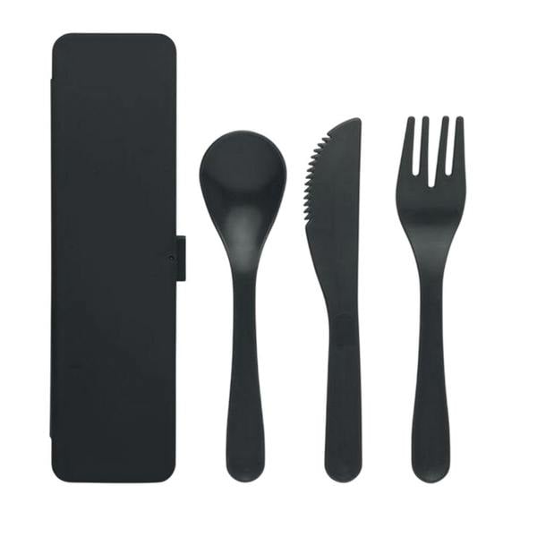 MidOcean Rigata Cutlery Set - Black - 