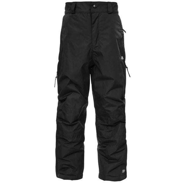 Trespass Kids Unisex Marvelous Ski Pants With Detachable Braces - Black