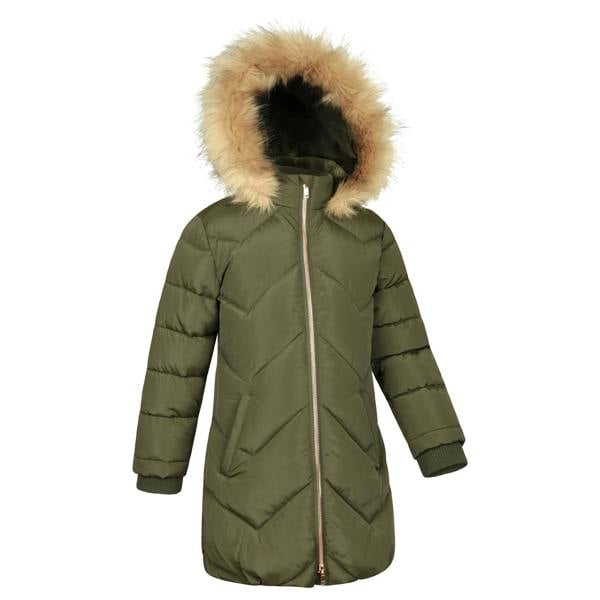Mountain Warehouse Childrens/Kids Galaxy Water Resistant Padded Jacket - Dark Khaki - 