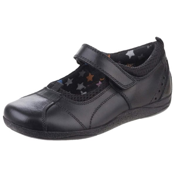 Hush Puppies Cindy Junior Leather Girls's Black Shoes