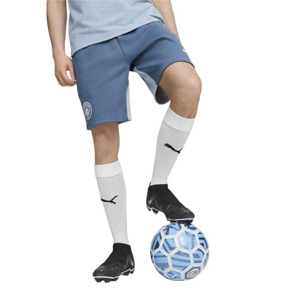 Puma Mens Casuals Elasticated Manchester City FC Football Shorts - Deep Dive - 