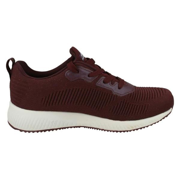 Skechers Ladies Skechers Bobs Sports Memory Foam Trainers Total Glam 32502