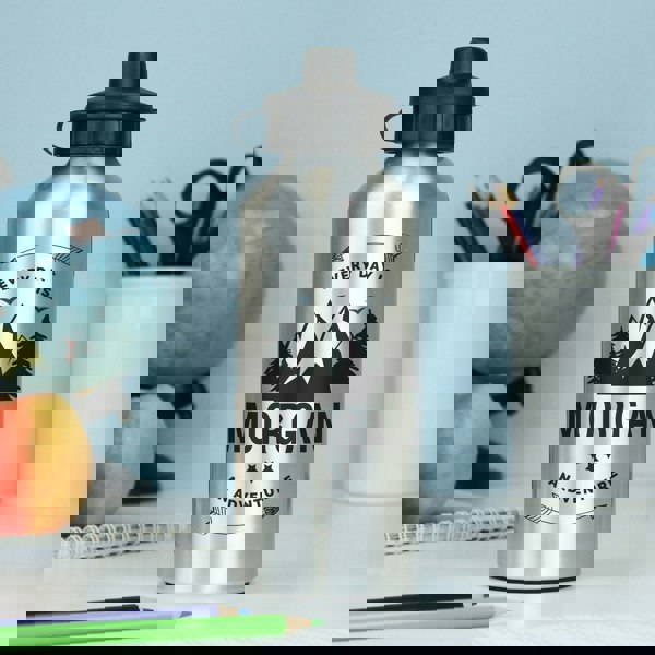 Personalised Memento Company Personalised Adventure Silver Drinks Bottle