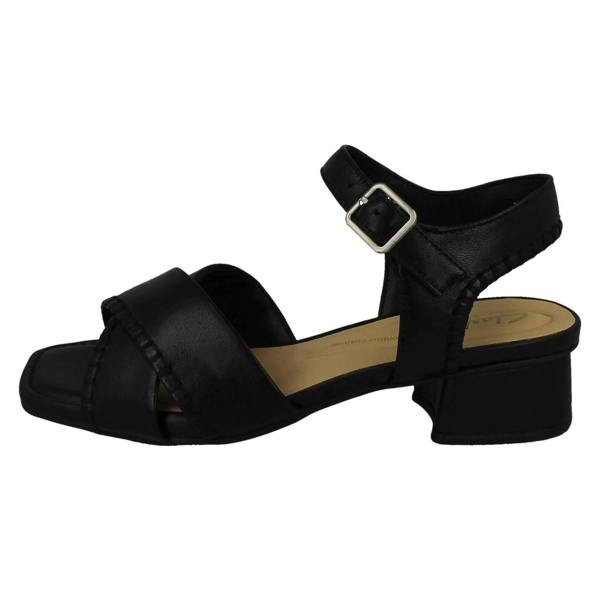 Clarks Ladies Clarks Square Toe Sandals Serina 35 Cross
