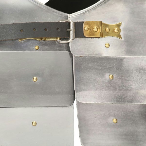 Berkfield Roman Soldier Body Armour Replica LARP Silver Steel