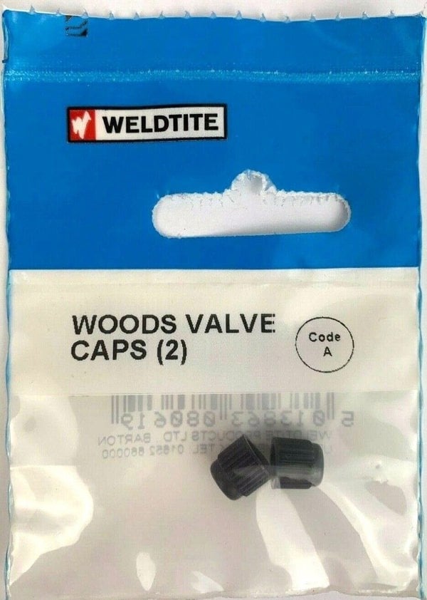 Weldtite Bike Bits Woods Valve Caps x 2 154613459262