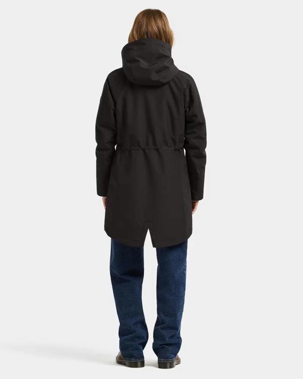 Didriksons Womens Alana Parka 2 - Black 060