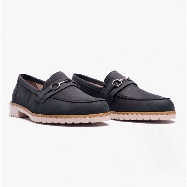 Rieker Womens Loafers Shoes - Blue (51860-14)