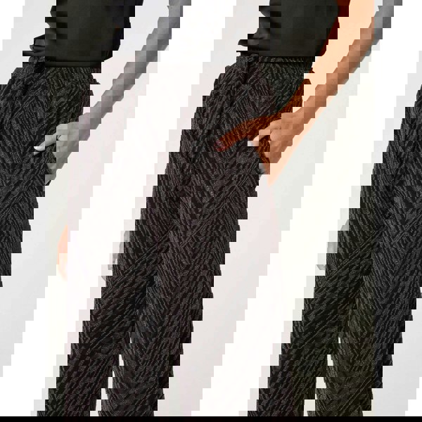 Blue Vanilla Draw Cord Lurex Trousers