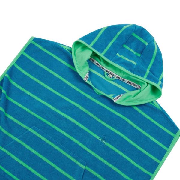 Tom & Teddy Blue & Green Stripe