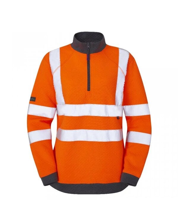 Leo Workwear Elberry Ladies 1/4 Zip Sweatshirt