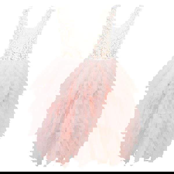 Boho Dreams Dress - Blush Appliqué - UK Flower Girl Boutique