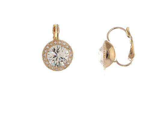 Cachet London Sosie Pavee Gold Earrings