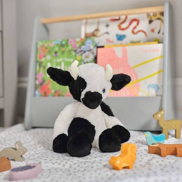 Charlie Bears Buttercup Black & White Cow Standard M