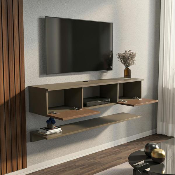 Decorotika Elia Modern Tv Stand TV Cabinet for TV's up to 60"