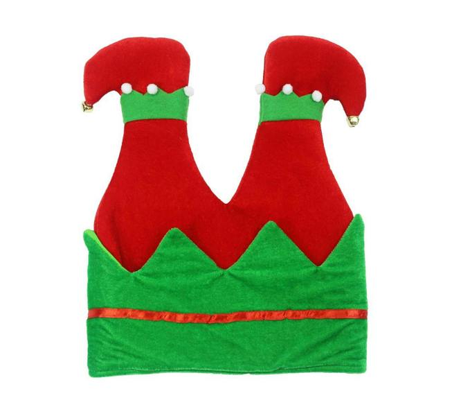 Elf Legs Christmas Hat with Jingle Bells for Festive Parties and Holiday Fun image 5