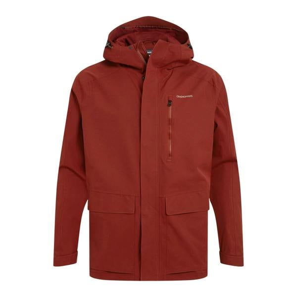 Craghoppers Mens Lorton II Waterproof Jacket - Red Jasper - 
