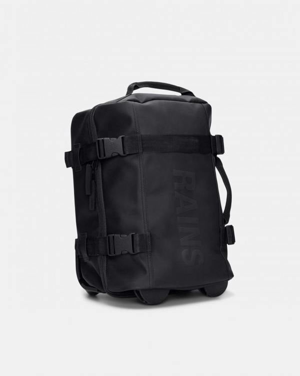 Rains Texel Cabin Bag Mini - 01 Black - CHO - Designer Unisex Bags