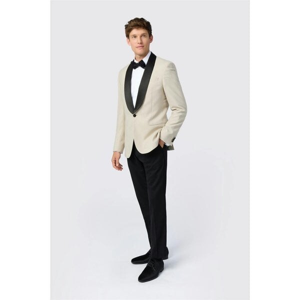 Antique Rogue Slim Fit Ecru Dresswear Blazer