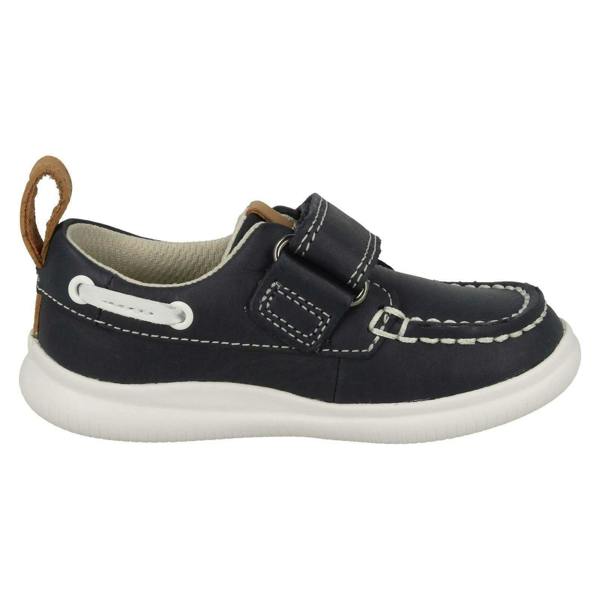 Clarks Boys Clarks Casual Boat Style Shoe Cloud Snap