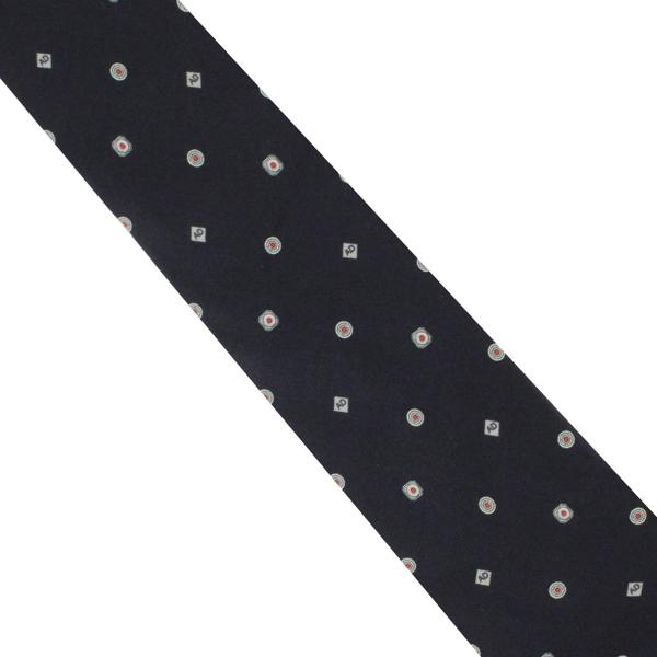 Dunhill silk tie in a monogram pattern