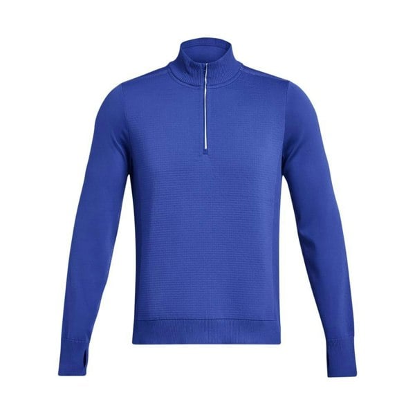 Under Armour Mens IntelliKnit Half Zip Running Top - Blue