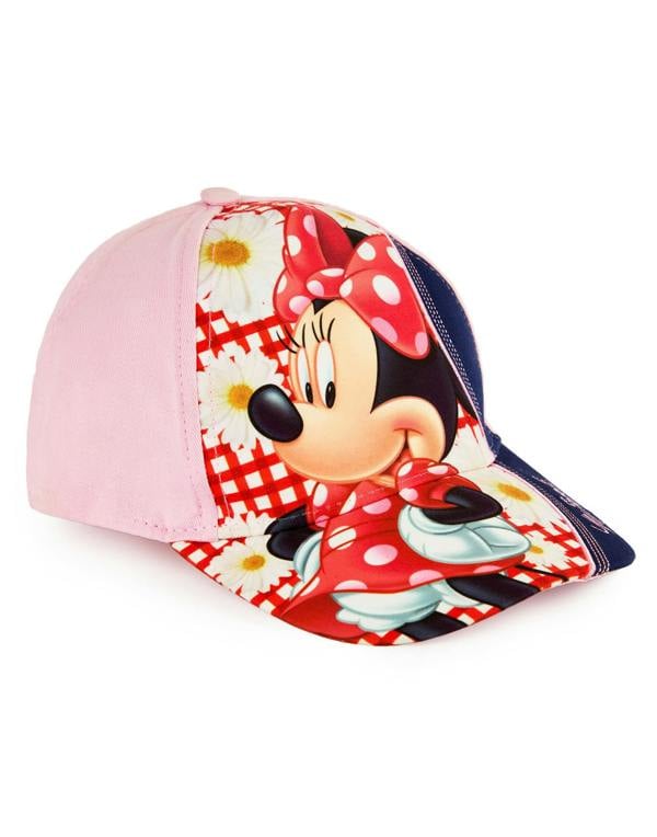 Disney Minnie Mouse GirlsPink Snapback Curved Peak Cap