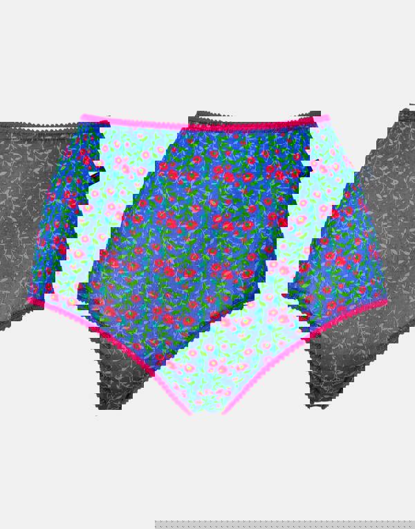 British Boxers Multipack 4 Pairs of Women's Bamboo Full Briefs – Boom Bloom!