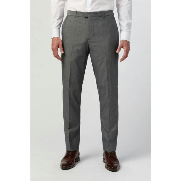 Limehaus Slim Fit Silver Grey Trousers