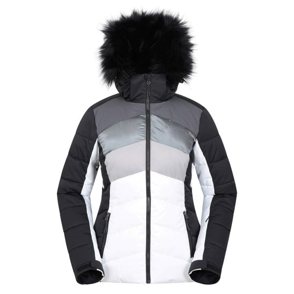 Mountain Warehouse Womens/Ladies Cascade Padded Ski Jacket - White/Black