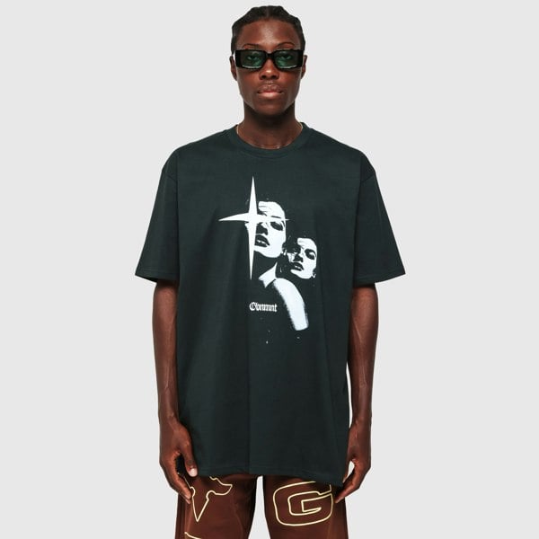 GVNMNT Clothing Co Two Face Tee - Dark Green