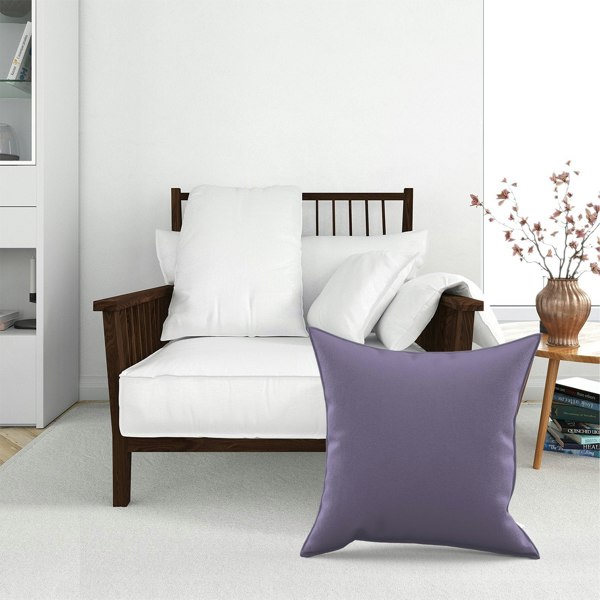 Warren Reed Smoky Lavendar Floor Cushion