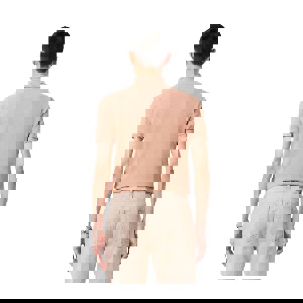 Lacoste Mens L.12.12 Pique Slim Polo Shirt - Orange - 