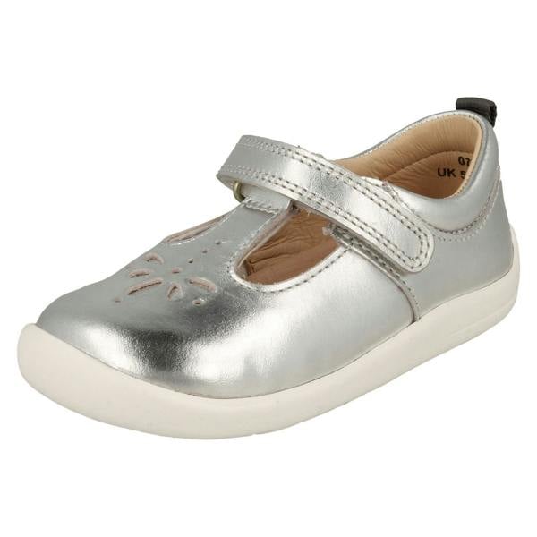 Start-rite Girls Startrite T-Bar Laser Detailed Shoes Puzzle