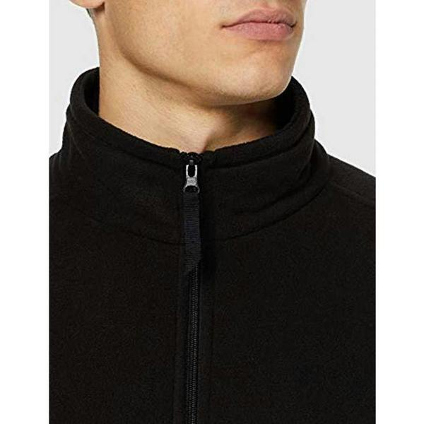 Regatta Mens Plain Micro Fleece Full Zip Jacket (Layer Lite) - Black - 