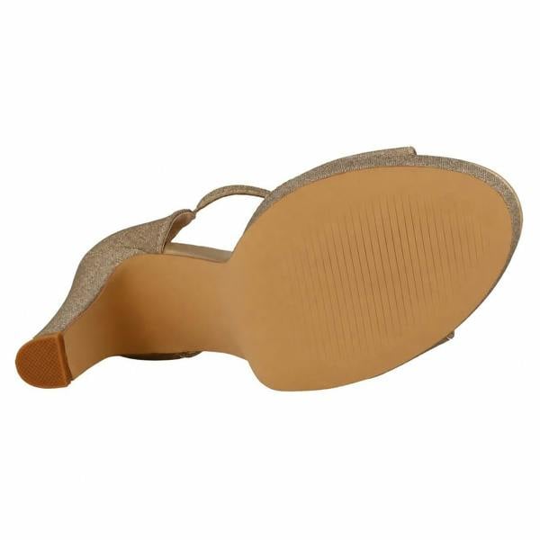 Anne Michelle Ladies Anne Michelle High Heel Platform Mule Sandal F12047