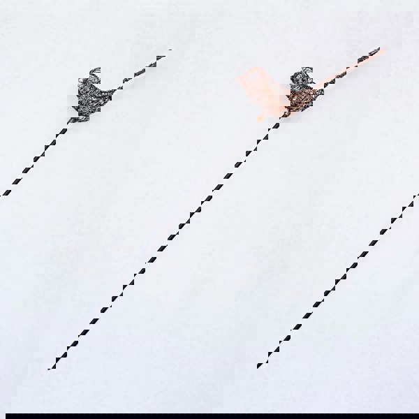 Paper High Recycled Metal Bird Garden Stake Decoration