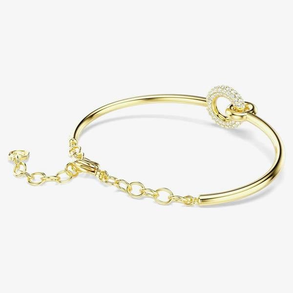 Swarovski Dextera Gold Tone Plated Crystal Set Bracelet 5743568